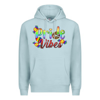 Blue Mist Pride Vibes LGBTQ Premium Hoodie - BundleAndBundleShop