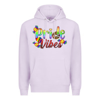 Lilac Pride Vibes LGBTQ Premium Hoodie - BundleAndBundleShop
