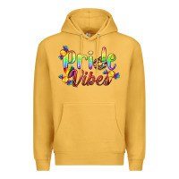 Mustard Pride Vibes LGBTQ Premium Hoodie - BundleAndBundleShop