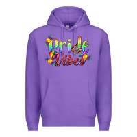 Purple Pride Vibes LGBTQ Premium Hoodie - BundleAndBundleShop