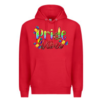 Red Pride Vibes LGBTQ Premium Hoodie - BundleAndBundleShop