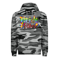 Slate Camo Pride Vibes LGBTQ Premium Hoodie - BundleAndBundleShop