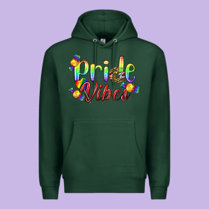 Pride Vibes Lgbtq Premium Hoodie Designed By Bundleandbundleshop