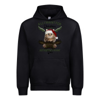 Black All I Want For Christmas Is You Just Kidding I Want Cats Urban Hoodie - Bettercallsaul