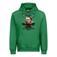 Emerald All I Want For Christmas Is You Just Kidding I Want Cats Urban Hoodie - Bettercallsaul