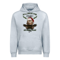 Heather Grey All I Want For Christmas Is You Just Kidding I Want Cats Urban Hoodie - Bettercallsaul