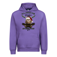 Tulip All I Want For Christmas Is You Just Kidding I Want Cats Urban Hoodie - Bettercallsaul