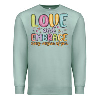 Seafoam love and embrace every version of you Premium Sweatshirt - MaliasSmallBusiness