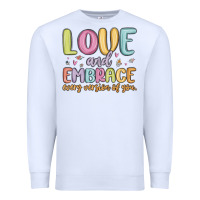 White love and embrace every version of you Premium Sweatshirt - MaliasSmallBusiness