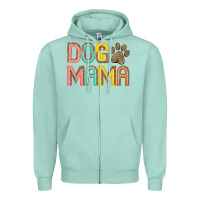 Seafoam dog mama Zipper Hoodie - JahusDesignShop
