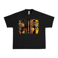 Black juneteenth brush stroke Urban Heavy Tee - HRA Design Shop