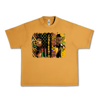 Peanut Butter juneteenth brush stroke Urban Heavy Tee - HRA Design Shop