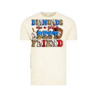 Vintage Arctic diamonds are a girl's best friend baseball Vintage Tee - Zillion Design Studio