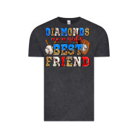 Vintage Black diamonds are a girl's best friend baseball Vintage Tee - Zillion Design Studio