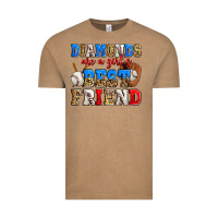 Vintage Coffee diamonds are a girl's best friend baseball Vintage Tee - Zillion Design Studio