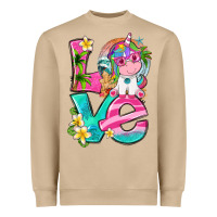 Mushroom love summer unicorn Heavyweight Sweatshirt - texasbilliewilder