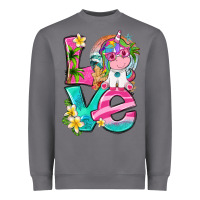 Storm love summer unicorn Heavyweight Sweatshirt - texasbilliewilder