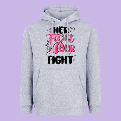 Her Fight Is Our Fight Heavyweight Hoodie Designed By Maliassmallbusiness