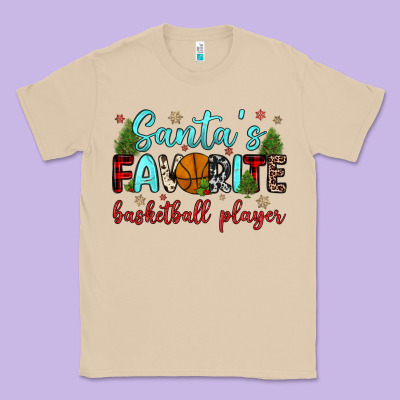 Santa S Favorite Basketball Player Classic Tee Designed By Jahusdesignshop