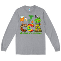 Heather Grey cca  countinuing care assistant juneteenth Long Sleeve Tee - AdoDesignShop