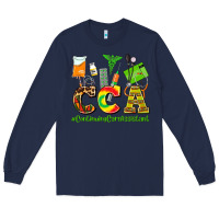 Navy cca  countinuing care assistant juneteenth Long Sleeve Tee - AdoDesignShop
