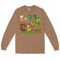 Toasted Coconut cca  countinuing care assistant juneteenth Long Sleeve Tee - AdoDesignShop