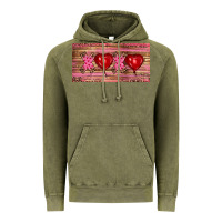 Vintage Olive Valentine's Day Xoxo Vintage Hoodie - RanaPortraitStore