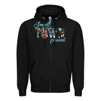 Black small town proud Zipper Hoodie - JahusDesignShop