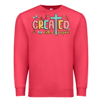 Cardinal created with a purpose Premium Sweatshirt - MaliasSmallBusiness