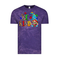 Cloud Purple be kind autism gnome Vintage Tee - Zillion Design Studio