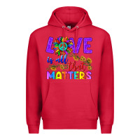Cardinal Love İs All That Matters Premium Hoodie - BundleAndBundleShop
