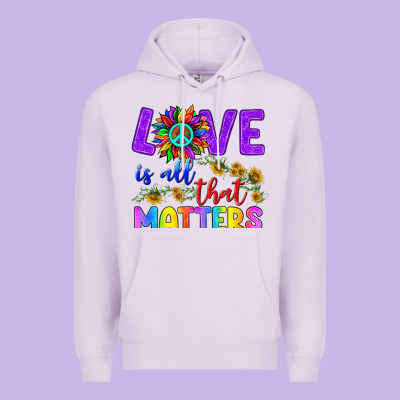 Love İs All That Matters Premium Hoodie Designed By Bundleandbundleshop