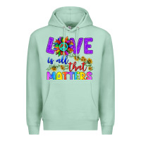 Seafoam Love İs All That Matters Premium Hoodie - BundleAndBundleShop
