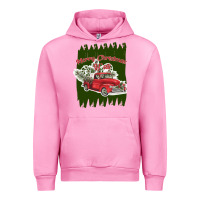 Fuchsia Pink merry christmas y'all truck Urban Hoodie - Bettercallsaul