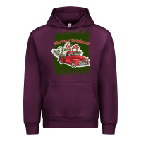 Mauve Wine merry christmas y'all truck Urban Hoodie - Bettercallsaul
