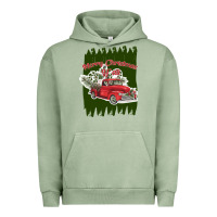 Pigment Oil Green merry christmas y'all truck Urban Hoodie - Bettercallsaul
