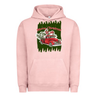 Pigment Salmon merry christmas y'all truck Urban Hoodie - Bettercallsaul