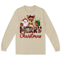 Mushroom merry christmas chihuahua Long Sleeve Tee - JahusDesignShop