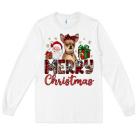 White merry christmas chihuahua Long Sleeve Tee - JahusDesignShop