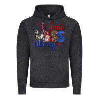 Vintage Black little miss liberty billie wilder Vintage Hoodie - texasbilliewilder