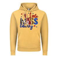 Vintage Mustard little miss liberty billie wilder Vintage Hoodie - texasbilliewilder