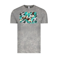 Cloud Rock Cowhide Background Western Vintage Tee - texasbilliewilder