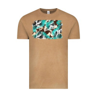 Vintage Camel Cowhide Background Western Vintage Tee - texasbilliewilder