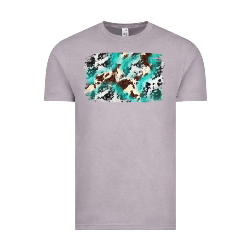 Cowhide Background Western Vintage Tee by texasbilliewilder | Teevron
