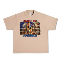 Burro Made in America 4th of july Urban Heavy Tee - CowGirlArtShop