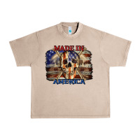 French Oak Made in America 4th of july Urban Heavy Tee - CowGirlArtShop