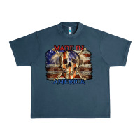 Midnight Navy Made in America 4th of july Urban Heavy Tee - CowGirlArtShop