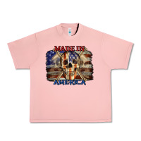 Salmon Made in America 4th of july Urban Heavy Tee - CowGirlArtShop
