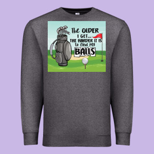 Funny Golf Premium Sweatshirt Designed By Maliassmallbusiness