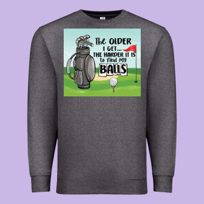 Funny Golf Premium Sweatshirt Designed By Maliassmallbusiness